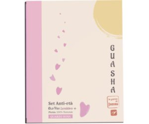 Gua Sha - Set Antietà Pietra Quarzo Rosa