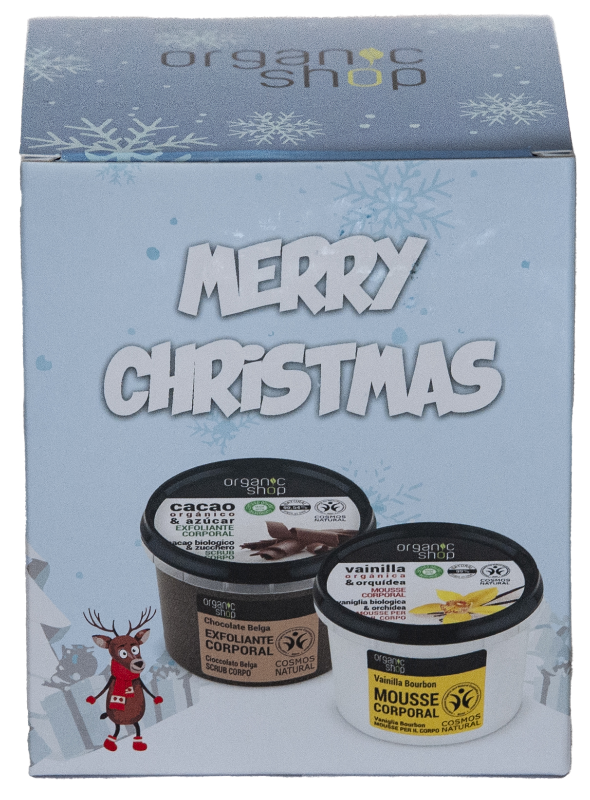 Box Natale Crema e Scrub Cioccolato e Vaniglia Organic Shop